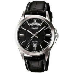 Наручные часы CASIO, серебряный, черный