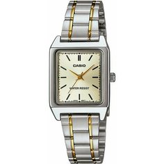Наручные часы CASIO, золотой, серебряный