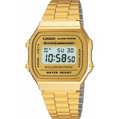 Наручные часы CASIO, желтый, белый, золотой