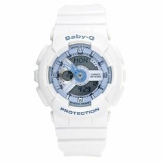 Наручные часы CASIO, голубой, белый