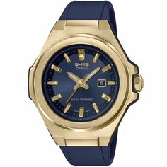 Наручные часы CASIO, золотой, синий