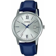 Наручные часы CASIO Collection, серебряный, синий