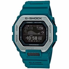 Наручные часы CASIO, черный, зеленый, синий