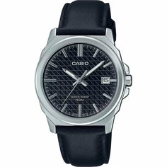 Наручные часы CASIO, серебряный, черный, серый