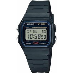 Наручные часы CASIO, черный, синий