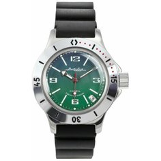 Наручные часы Восток G-Shock, зеленый, черный, серебряный