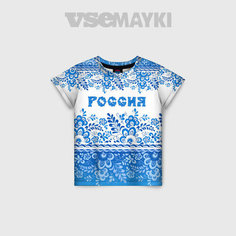 Футболка VseMayki.Ru, размер 86, белый