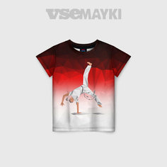 Футболка VseMayki.Ru, размер 110, белый