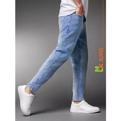 Джинсы бананы MkJeans Бананы, размер 36, синий