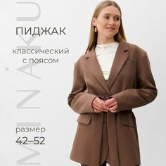 Пиджак Minaku, размер 42/44, коричневый