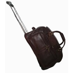 Сумка дорожная Black Buffalo, 50 л, 30х30х57 см, ручная кладь, коричневый/красный