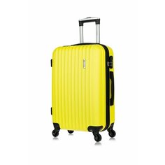 Чемодан Lcase Krabi, размер M, желтый