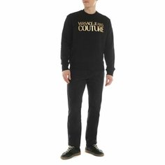 Свитшот Versace Jeans Couture, размер XS, , черный
