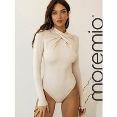 Боди moremio, размер 38, бежевый
