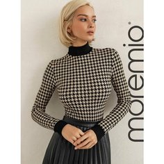 Боди moremio, размер 38, бежевый/черный