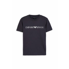 Футболка EMPORIO ARMANI, размер M, темно-синий