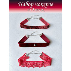 Чокер Never-more, красный