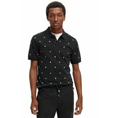 Поло SCOTCH & SODA, размер L, черный