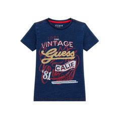 Футболка GUESS, размер 12 лет, синий