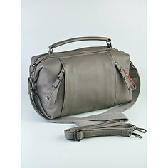 Сумка кросс-боди , фактура зернистая, темно-серый Babak 96