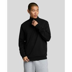 Свитшот Lyle & Scott Tonal Eagle Quarter Zip Sweat, размер L, , черный оникс