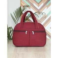 Сумка AKTORRIS, 19х29х40 см, ручная кладь, бордовый, красный