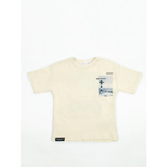 Футболка Zara, размер 128, молочный