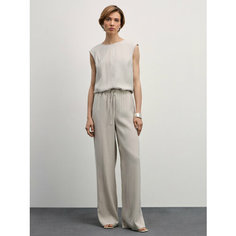 Брюки Zarina, размер L (RU 48)/170, кремовый/светлый беж