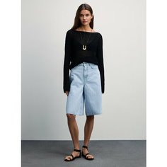 Шорты Zarina, размер XS (RU 42)/170, ультра светлый индиго