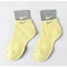Носки NIKE Nike Everyday Plus Cushioned, размер M, лимонный