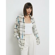Рубашка Gloria Jeans, размер XS (36-40), белый, мультиколор