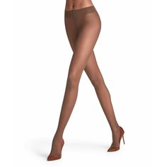 Колготки Falke Matt Deluxe, 20 den, размер L, коричневый, белый