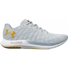 Кроссовки Under Armour Ua Charged Breeze 13, полнота F, размер 8,5 US, серый/синий