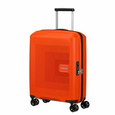 Чемодан American Tourister, 40 л, размер S, оранжевый