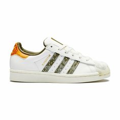 Кеды adidas Superstar, размер 3, белый-зеленый