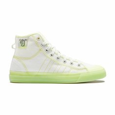 Кеды adidas NIZZA HI R, размер T8, белый/салатовый
