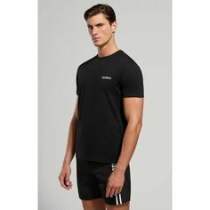 Футболка BIKKEMBERGS VERTICAL STRIPES, размер M, черный, Black