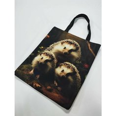 Сумка шоппер Ассорти, фактура зернистая, гладкая, серый