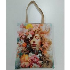 Сумка шоппер Ассорти, фактура зернистая, гладкая