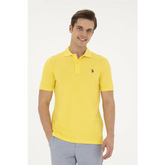 Поло U.S. POLO ASSN., размер S, желтый