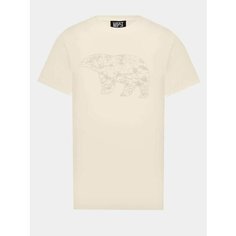 Футболка Lucky Bear, размер XXL, бежевый