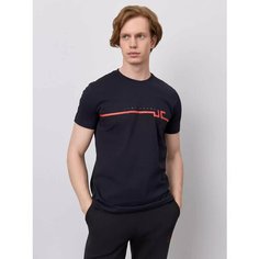 Футболка JUST CLOTHES, размер 58, черный