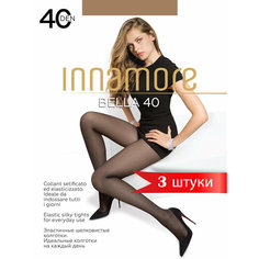 Колготки Innamore Bella 40 XXL, 40 den, 3 шт., размер 6, коричневый
