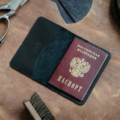 Обложка для паспорта LEWSKI, черный