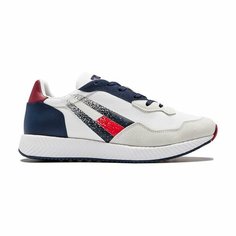 Кроссовки Tommy Jeans TRACK CLEAT MIX RUNNER, размер T45, белый/синий