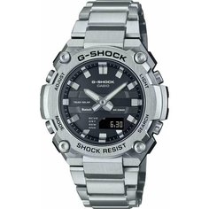 Наручные часы CASIO, серебряный, черный