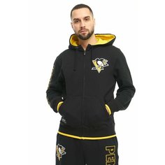 Толстовка Atributika & Club Pittsburgh Penguins, размер XS, , черный