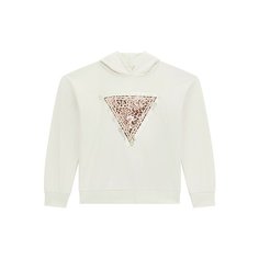 Толстовка GUESS, размер 14, кремовый/белый