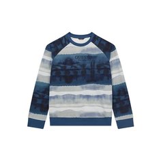Свитшот GUESS, размер 7, белый/синий