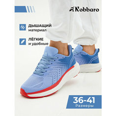 Кроссовки Nobbaro Весна-лето 2024, полнота 6, размер 37, голубой